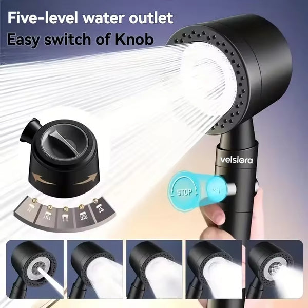 Introducing the Handheld Filtered Showerhead by Velsiora